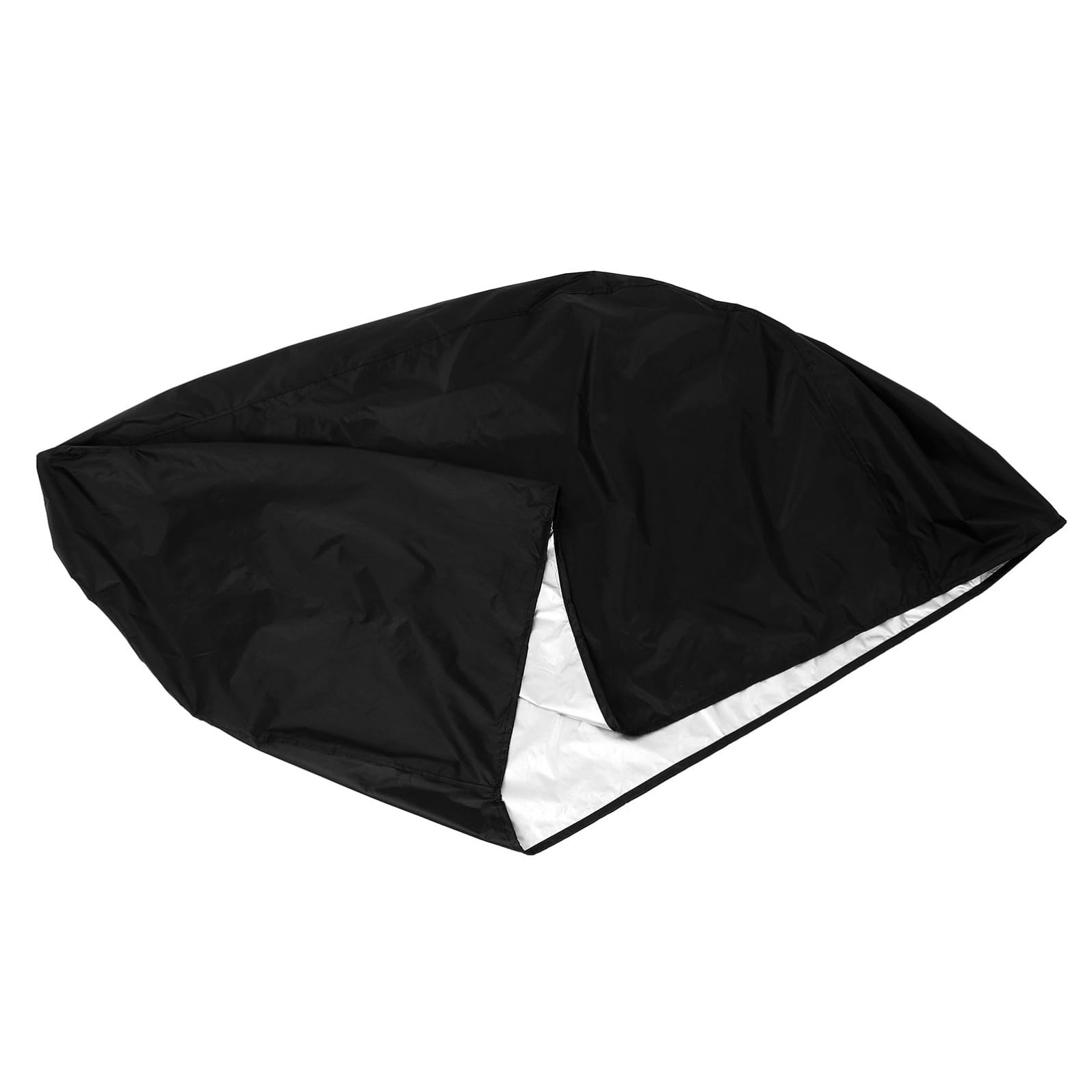 Copertura Protettiva Antigelo per Spazzaneve 47x32x40 Pollici, Telo Nero Resistente ai Raggi Uv, Protezione per Caricatore da Neve in Esterni