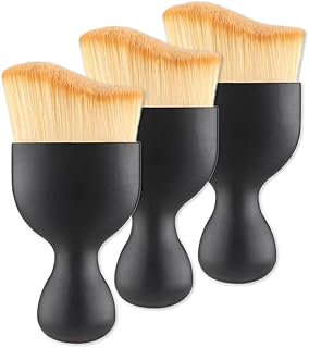 Car Interior Detailing Brush, Auto Interior Soft Hair Removal Brush,Car Brush, Car Cleaning Brush Interior Soft Bristles Detailing Brush Dusting Tool for Car,Home,Office,Computer,Keyboard (3PCS)