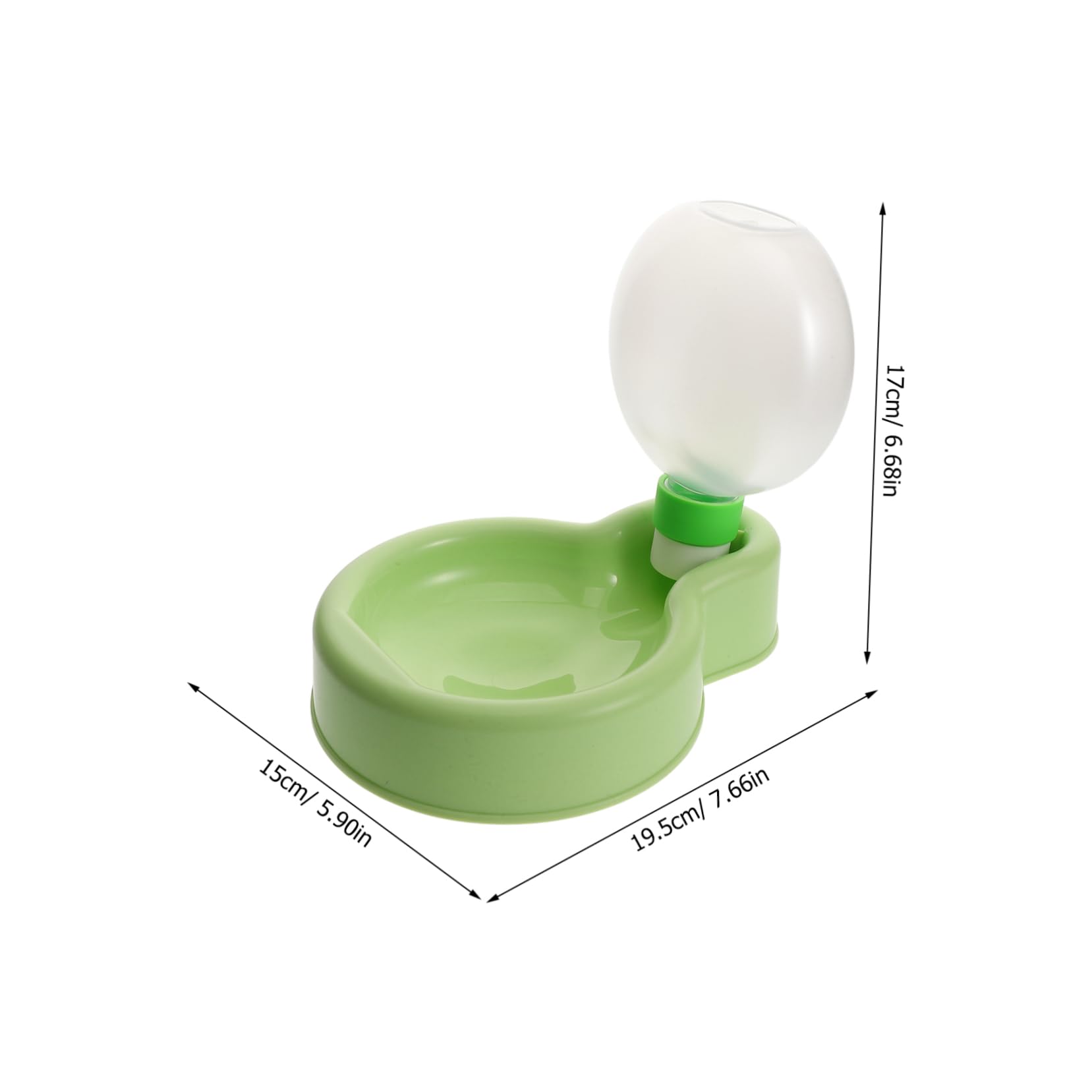 Hohopeti Portable Dog Water Bottle Travel Pet Water Mug Leak Design for Hiking and Outdoor Use Operation Odor Material for Dogs and Puppies