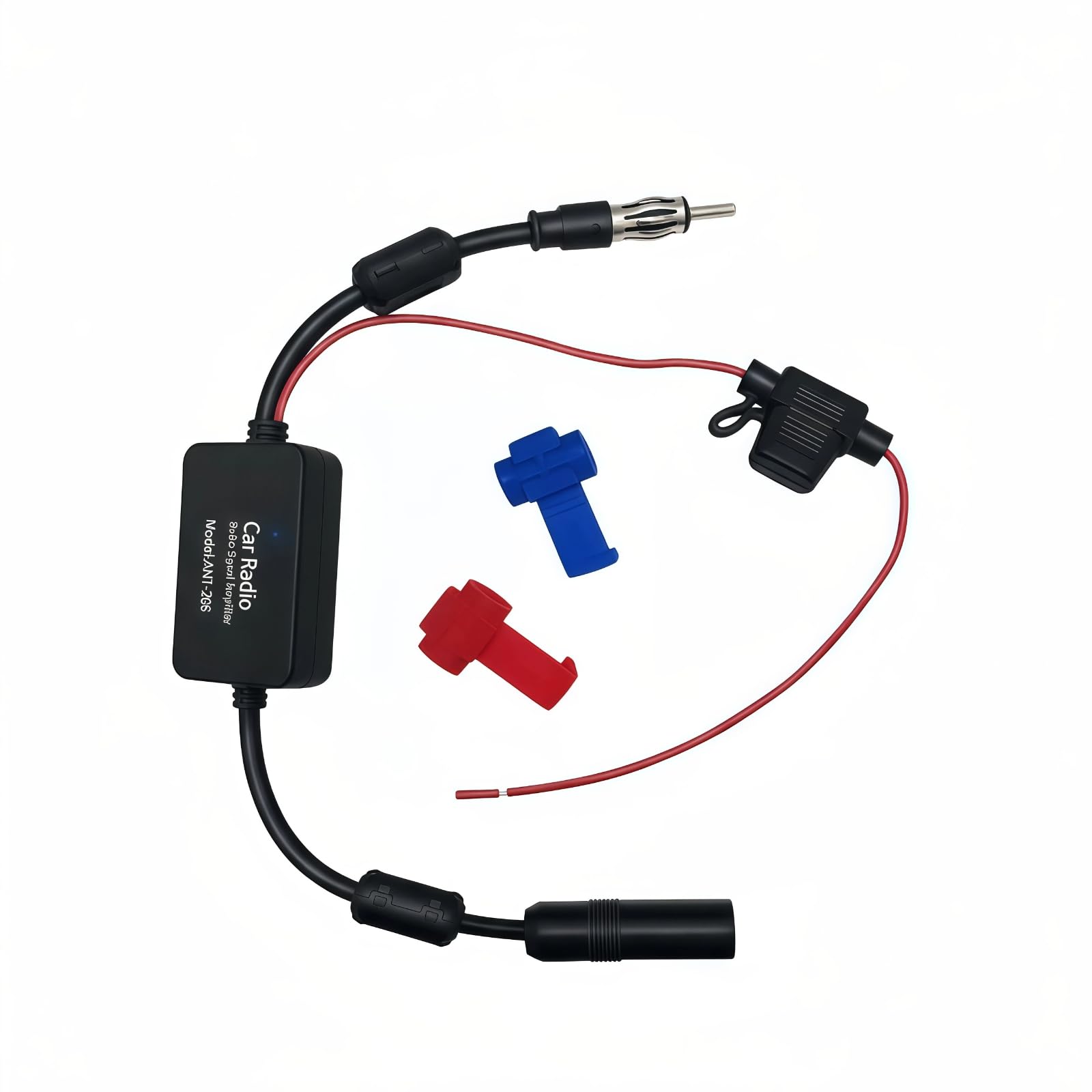 AURUM Antennenverstärker Auto, Autoantenne mit Verstärker für DAB+ FM Radio, autoradio dab verstärker Universal für Kfz LKW SUV Boot, 25dB Hochverstärkung, Niedrigrauschen