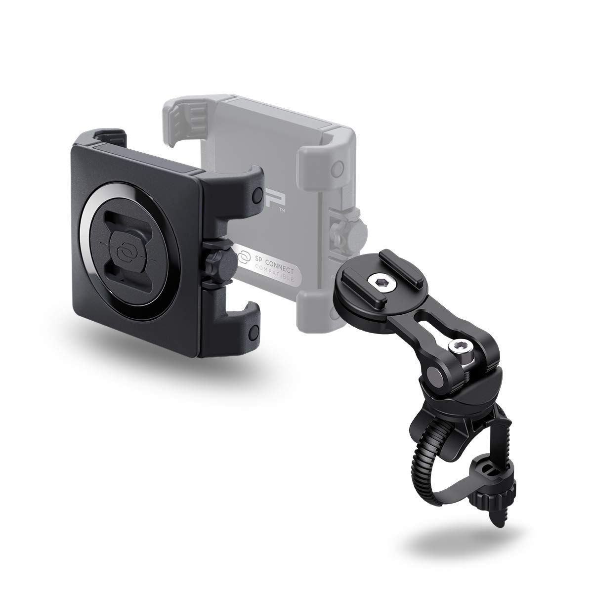SP Connect Fietstelefoonhouder | waterdichte telefoonhouder voor fietsstuur | fietstelefoonhouder voor alle smartphones zoals iPhone Samsung | mountainbike racefiets mobiele telefoon houder gadget