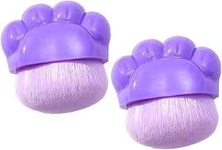 CALLARON 2pcs Cat Paw Shaped Foundation Brush...