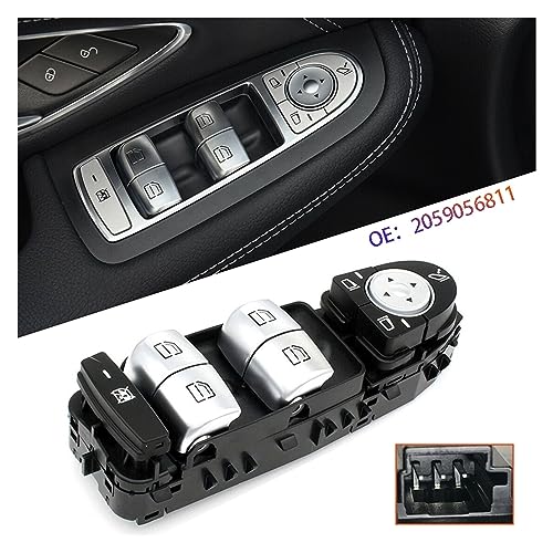 Interrupteur de commande de fenêtre bloqué ? Bouton beige W205 Benz - 5