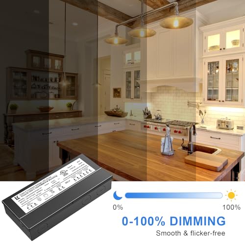 Image of inShareplus 12V 200W Dimmable LED Driver, 5-in-1 Triac /ELV /MLV /0-10V /1-10V /PWM Dimming Transformer, Compatible with Lutron & Leviton Dimmer, Constant Voltage Power Supply, UL Listed, IP67 Waterproof