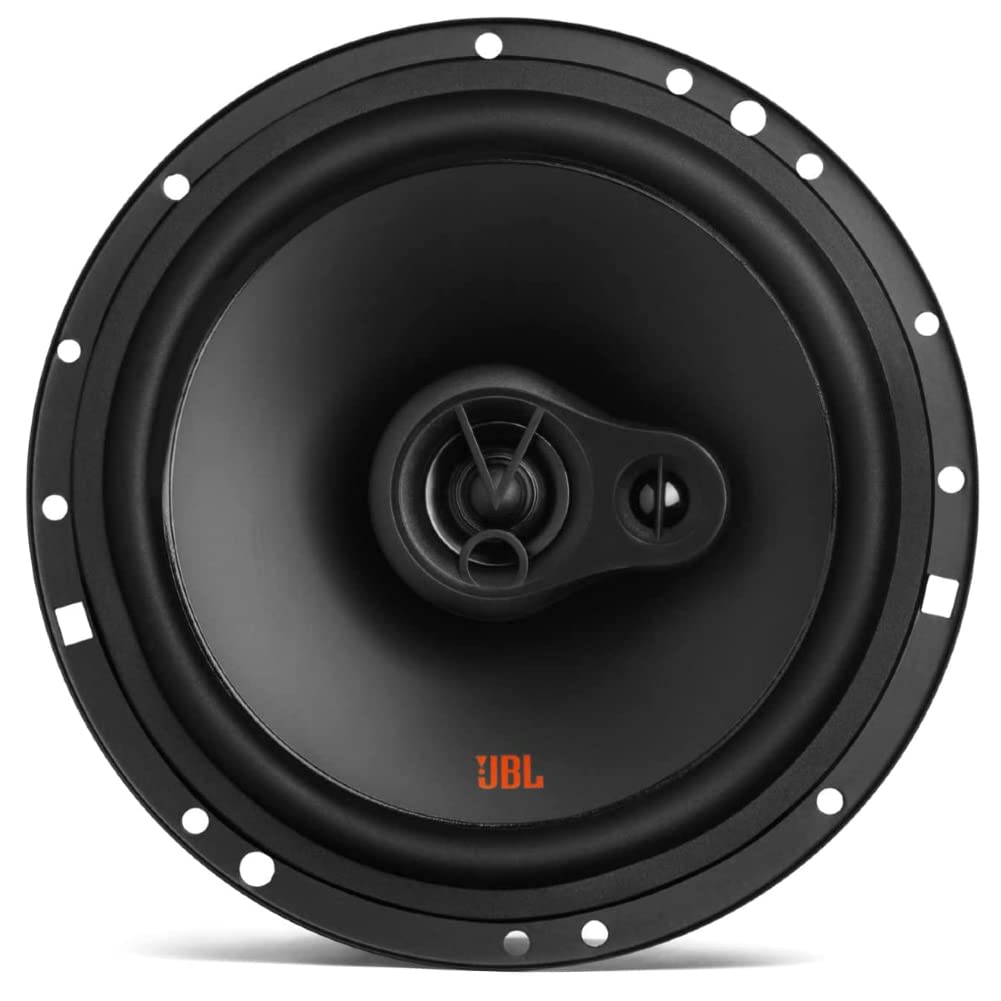 KIT Set pour JBL STAGE2 634 2 Enceintes coaxiales 3 Voies 6,5" 16,5 cm 165 mm 40 Watts rms 250 Watts Max impédance 4 ohm 91 DB pour Voitures Noir, Paire