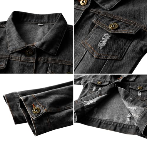 Image of Cromoncent Toddler Denim Jacket for Boys Girls
