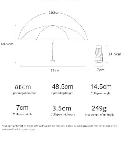 Miliyadexin NEW66003 Mini Umbrella For Travel thumb #8