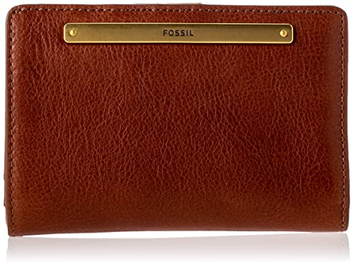 Fossil Geldbörse für Frauen Liza, Leder/Polyurethanbesatz Multifunktion...