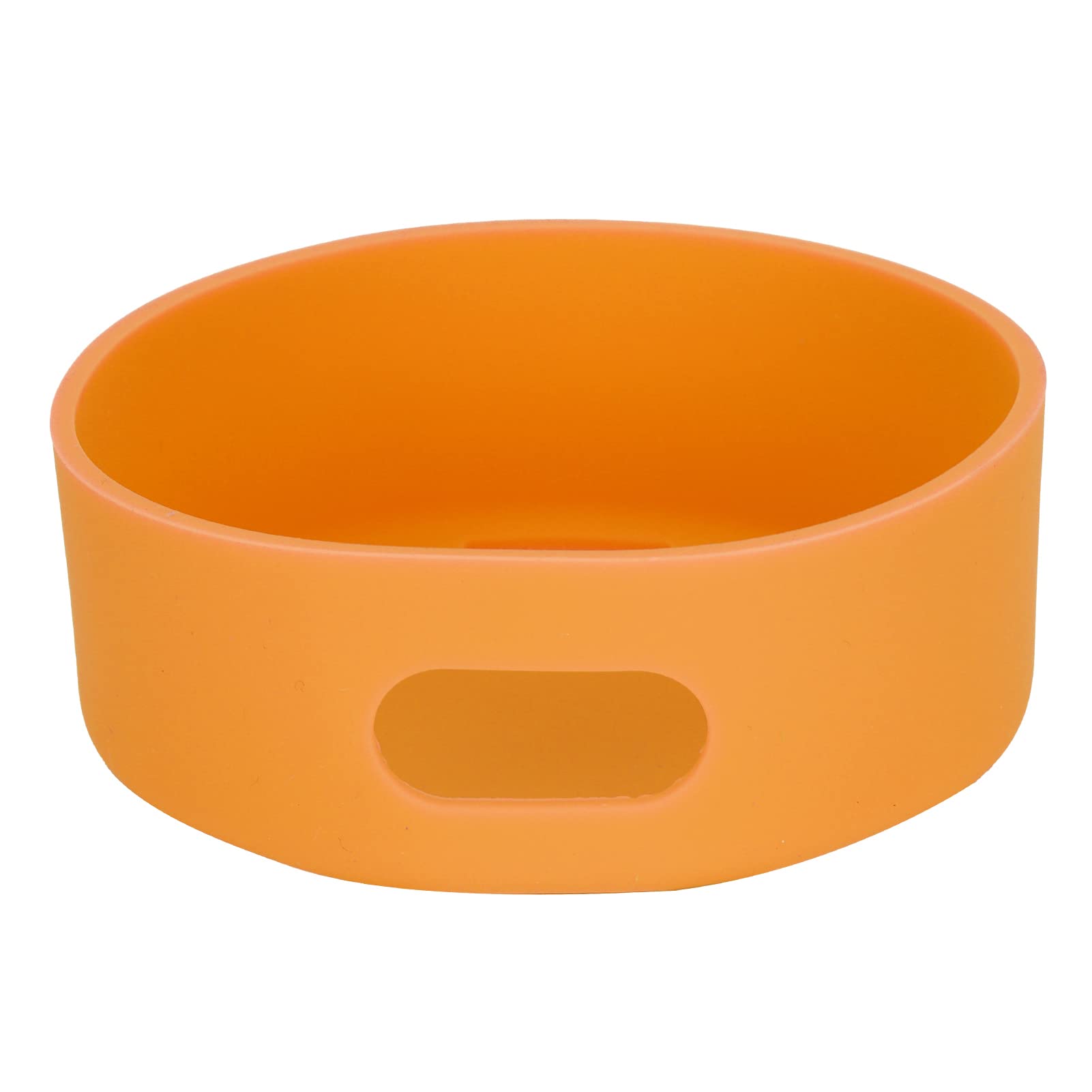 Funda de Silicona para Altavoz Dot 4, Funda Protectora Portátil a Prueba de Golpes, de Silicona Flexible Duradera para Cocina y Dormitorio, Antideslizante (Naranja)