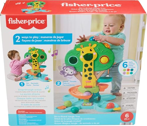 Fisher-Price Sit-to-Stand Jungle Tree Musical Activity Toy - image 6