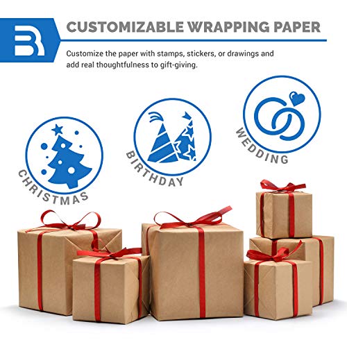 image for Bryco Goods Brown Kraft Arts and Crafts Paper Roll - 48 inches by 100 