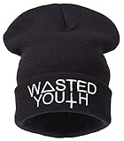bonnet wasted boutique paris  4sold - Bonnet - Homme Noir Noir Taille Universelle Noir Wasted Black Taille Universelle