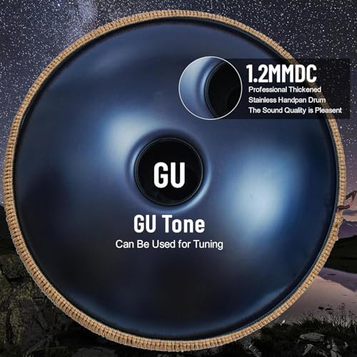 Handpan 22 Inch D Minor 9 Notas Instrumento Profesional miniatura 6
