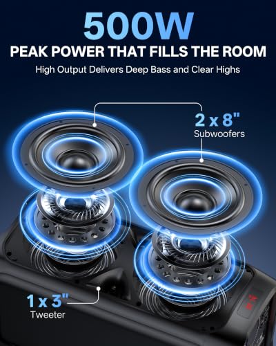 Image of JYX Large Karaoke Machine (Black-3 Mic)