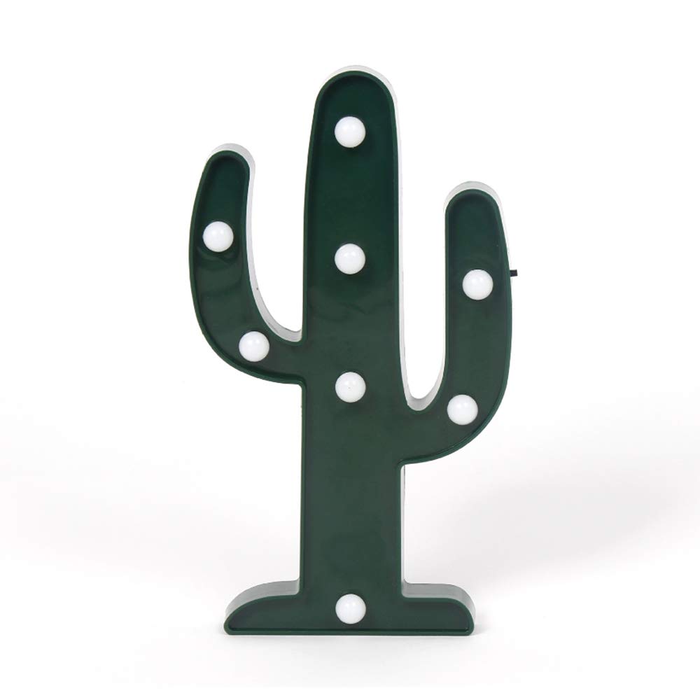 Cactus Shape Decoration LED Night Light Home Decoration Romantic Night Table Lamp Wall Lamp Gift Birthday Party Decor Kids' Baby Living Room