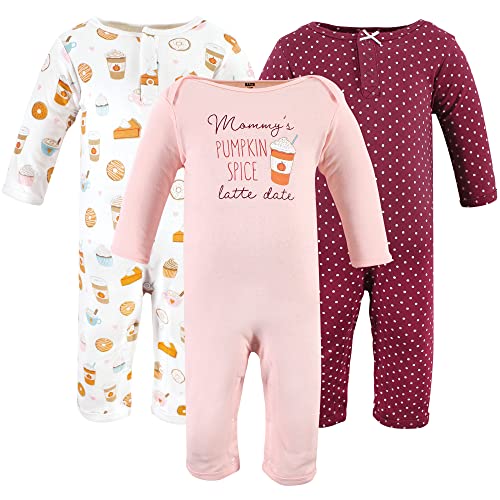 Image of Hudson Baby baby-girls Cotton Coveralls