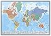 Vade mapa mundo - Tapete escritorio, Vade escolar multifuncional, Protector escritorio