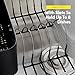 Sweet Home Collection 2 Piece Dish Drying Rack Set Drainer with Utensil Holder Simple Easy to Use Fits in Most Sinks, 14.5