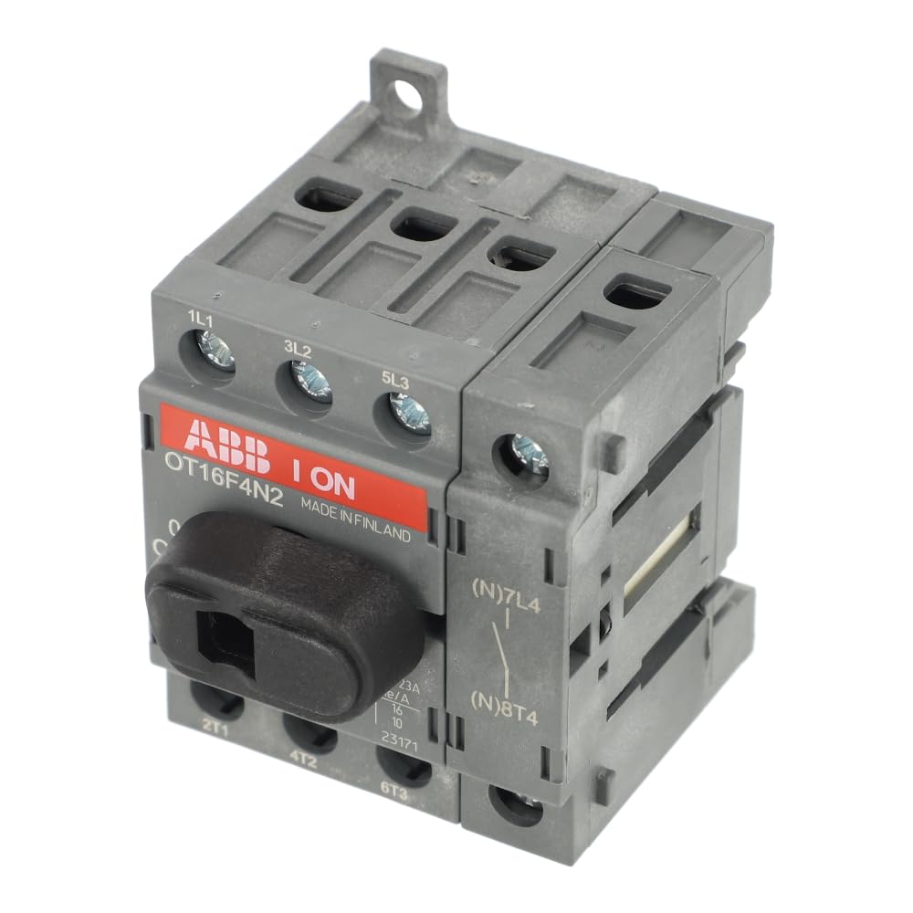 OT16F4N2 | 1SCA104829R1001 | ABB Switch DISCONNECTOR, 4 Pole, Front Operated, DIN Rail MOUNTABLE, Non-FUSIBLE