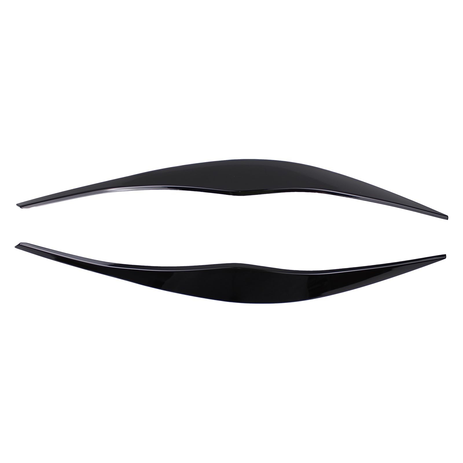 WENINETIES Auto Headlight Eyebrows for 3er E90 E91 Touring 2005-2012, Vehicle Headlamp Eyelids Aerodynamic Scratchproof External Modification Parts