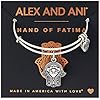 Alex-and-ANI-Hand-of-Fatima-III-Bangle-Bracelet-Expandable Alex and Ani Hand of Fatima III Bangle Bracelet, Rafaelian Silver, Expandable