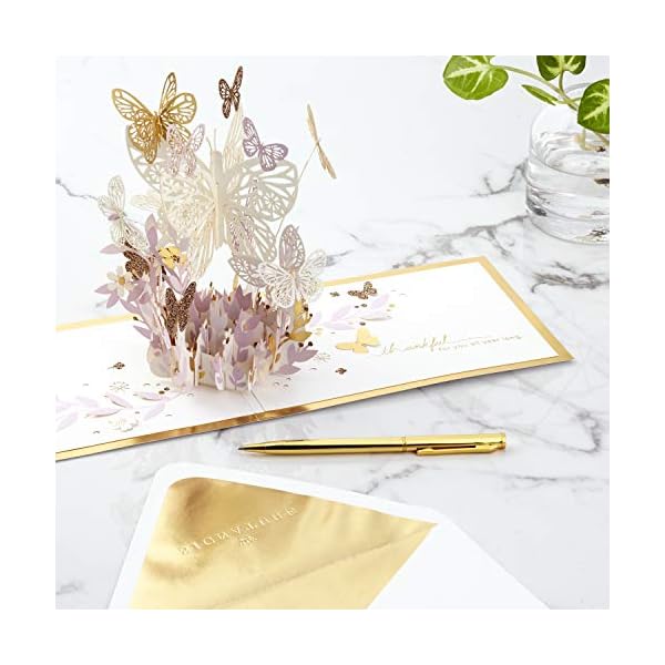 Hallmark Signature Paper Wonder Pop Up Thinking of You, Geburtstag, Muttertag Karte (Thankful for You) – Bild 4