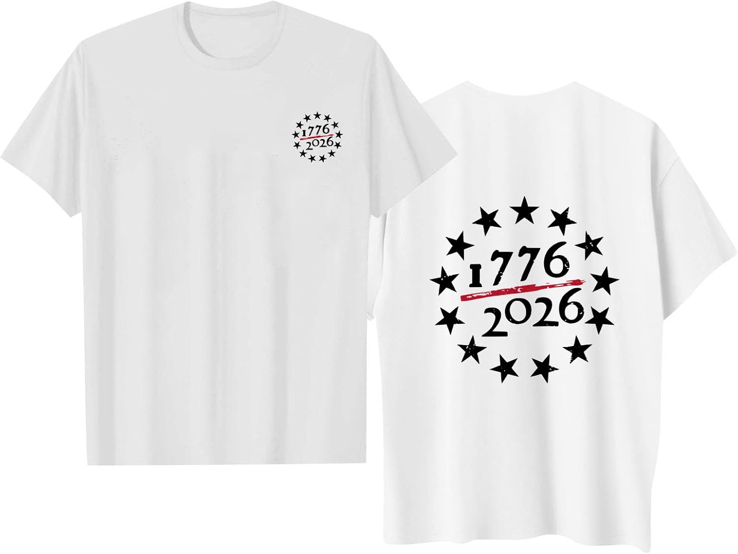 RTRDE Men's America T Shirts Short Sleeve Graphic Print USA Flag Patriotic T-Shirt, S-3XL