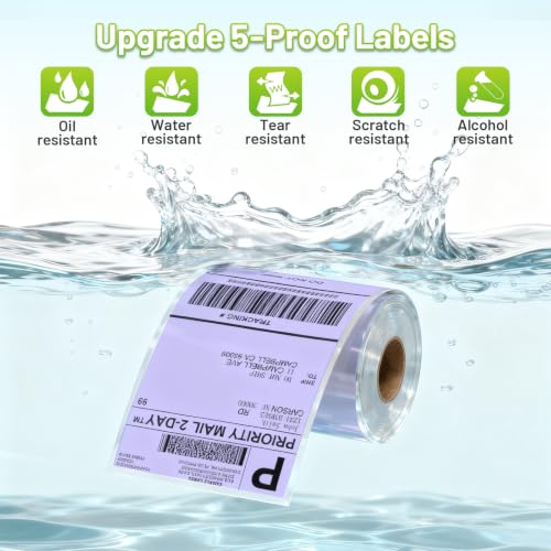 Image of 4x6 Thermal Labels, Shipping Address Label (Pack of 250 4x6 Roll Labels)