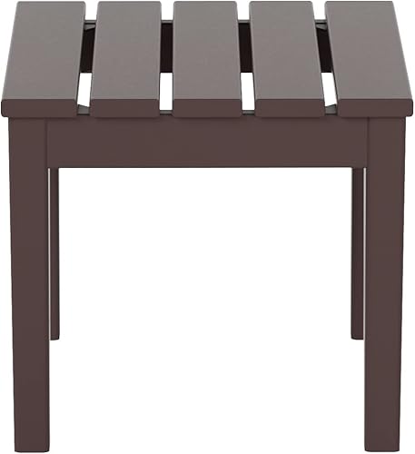 Vista 354 de WestinTrends Dylan Adirondack - Mesa auxiliar redonda para exteriores, color negro