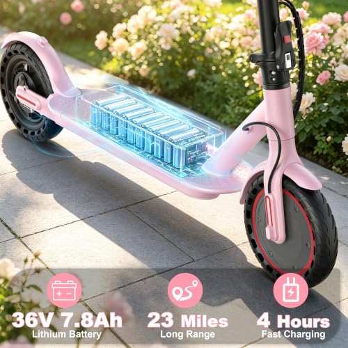 Image of Aovowheel Electric Scooter for Adults, Folding E Scooter Commuting Scooters