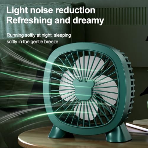 Ventilador USB portátil de viaje para tiendas de camping y trayectos en coche 7