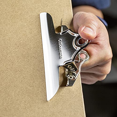 Officemate Recycled Wood Clipboards, 6 Inch Clip, 12 Pack Clipboards, Letter Size (9 x 12.5 Inches), Brown (83712) image 3