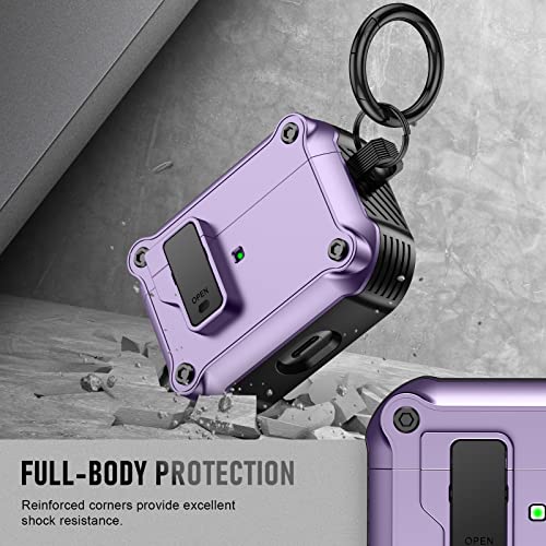 Image of Compatible with Airpods Pro 3 Case(2025),for Airpods Pro 3rd Generation Cases Cover with Keychain Cleaner Kit Soft Silicone Shockproof Cover for Women Men