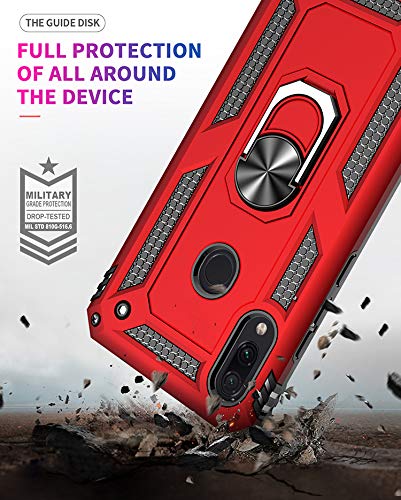SORAKA Cover Con Anello Per Xiaomi Redmi Note 7 - Custodia In TPU Morbida Con Piastra Magnetica Per Supporto Auto, Ultrasottile - 3