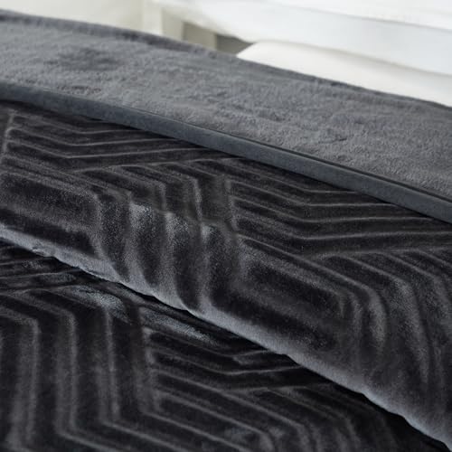 Image of MYTRIDENT Blanket for Winter Double Size, Home Essential Euphoric Tales Collection, 340 GSM Blanket Double - Iris
