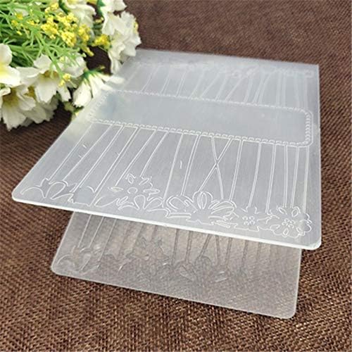 Pretty Flower Message Print DIY Plastic Embossing Folders for DIY Scrapbooking Paper Craft. Card Making Decoration Supplies