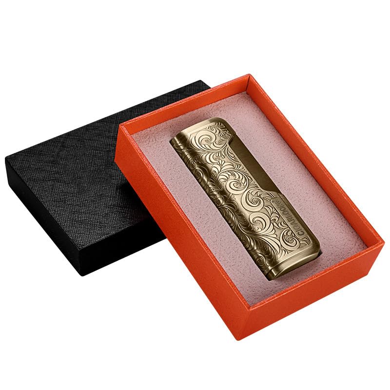 Encendedor para cigarros a prueba de viento metalico miniatura 6