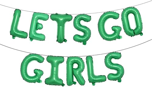 Miniatura 6 de Lets Go - Globo de Mylar para niñas, para decoración de despedida de soltera de Nashville, discoteca occidental, vaquera, despedida de soltera (LETS