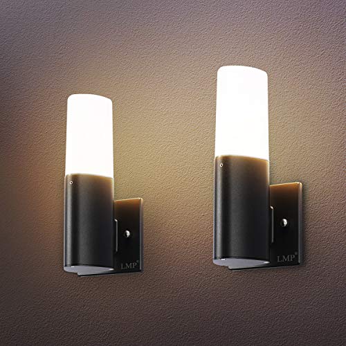 New Deal LMP 2 Packs Outdoor Wall Light LED Porch Light, Waterproof and Dust Resistant Light Fixtures Finishing with Aluminum, 3500K Wall Lamp for Patio, Entry, Garage, Yard, Garden Best Quality 🔥 LMP 2 Packs Outdoor Wall Light LED Porch Light, Waterproof and Dust Resistant Light Fixtures Finishing with Aluminum, 3500K Wall Lamp for Patio, Entry, Garage, Yard, Garden