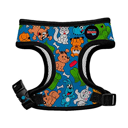 Peitoral Meuauau - Tm Pets Azul - Pp