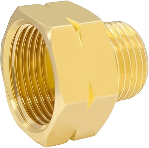 Miniatura 5 de Hooshing Adaptador reductor de rosca macho NPT hembra de 34 "NPT a 12" NPT macho