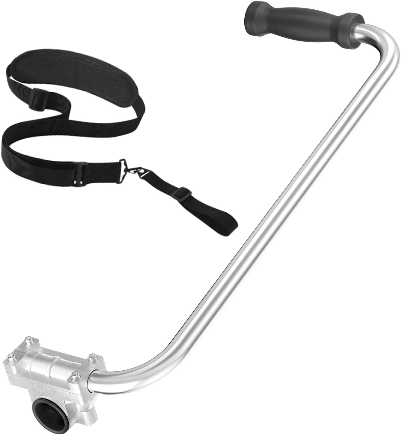 Weed Eater Handle, Ergonomic Weedeater Handle, Trimmer Handle with Shoulder Strap, Weed Eater Extension Handle, Weed Wacker Attachments for Lawn Care, Landscaping, Yard Mowing Edges