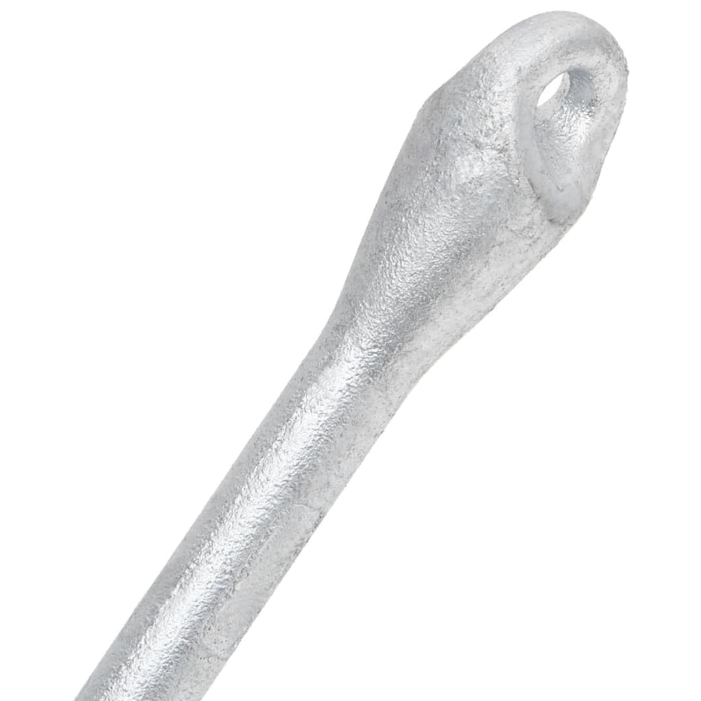 Anclaje plegable de hierro fundido galvanizado en caliente, 8 kg, con 4 hoyuelos para barco, kayak, bote inflable y vela, plegable compacto para mar, río y mar, agarre seguro en arena y barro
