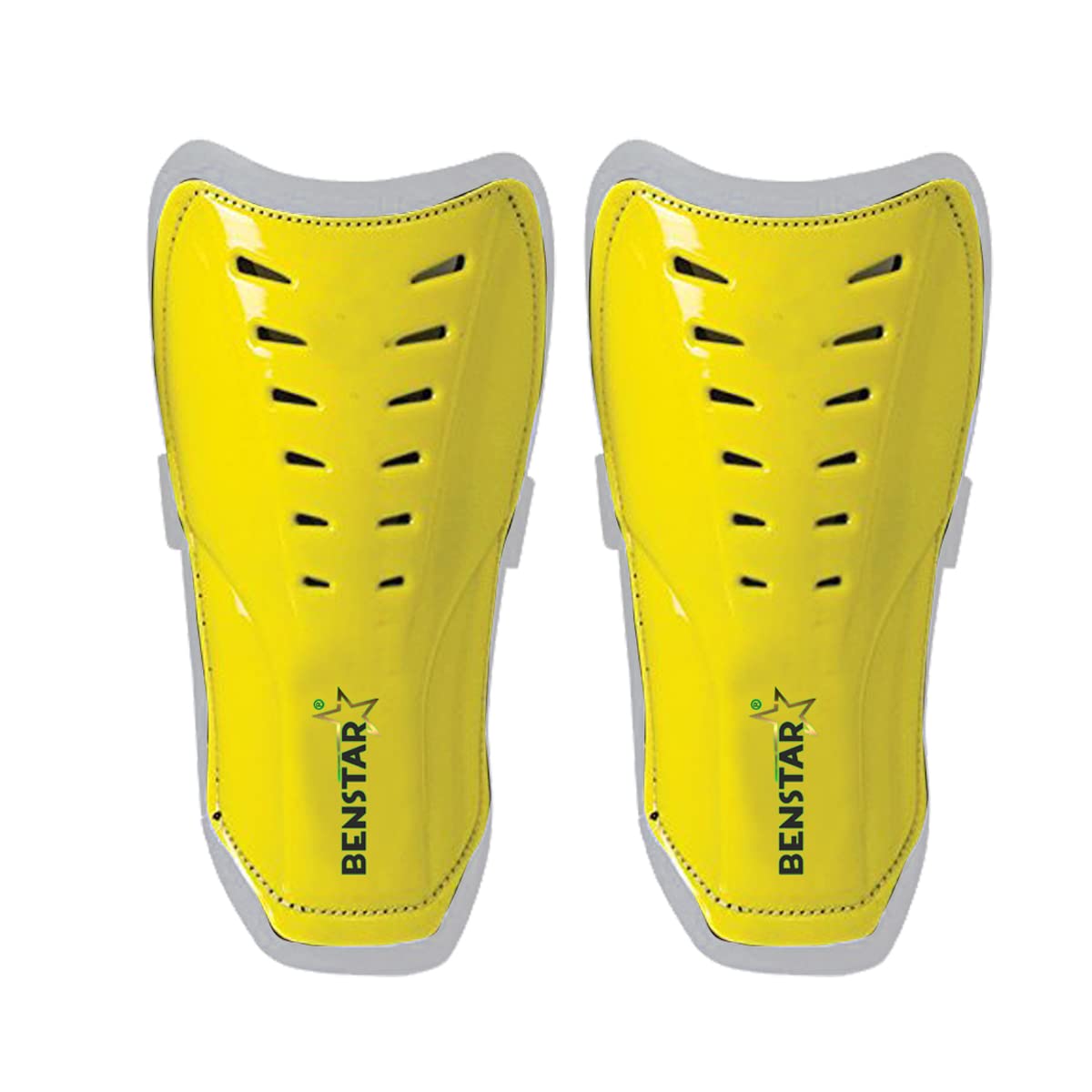 Benstar Hard Plastic Football Shin Guard Kids Size (Blue) (Yellow) (B0BNJF27CX) Amazon Price History, Amazon Price Tracker