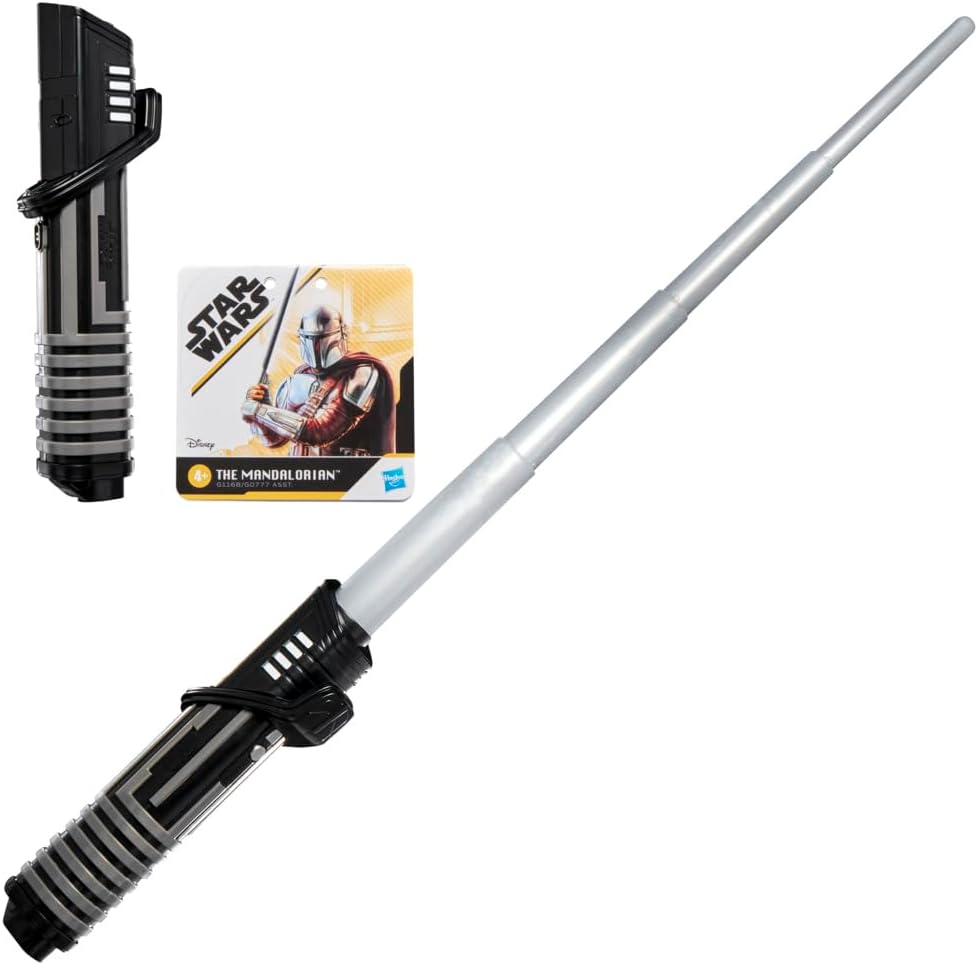 STAR WARS Non-Electronic The Mandalorian Darksaber, Officially Licensed Lightsaber, Roleplay Toys for Boys & Girls Ages 4+ image 3