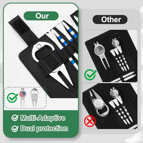 Support de carte de score de golf et outil de divot aimanté - 6