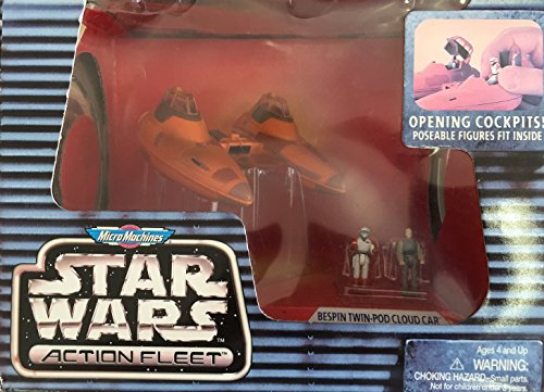 Star Wars Micro Machines Action Fleet Bespin Twin-pod Cloud Car Featuring Cloud Car Pilot & Lobot