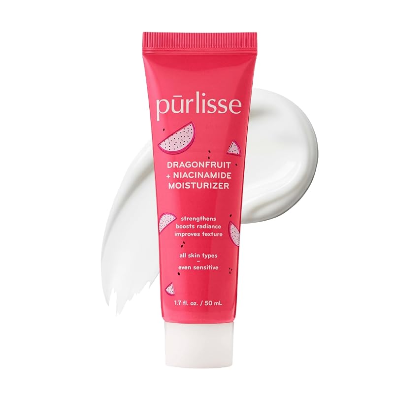 pūrlisse Hidratante facial com pitaya e niacinamida, 50 mL