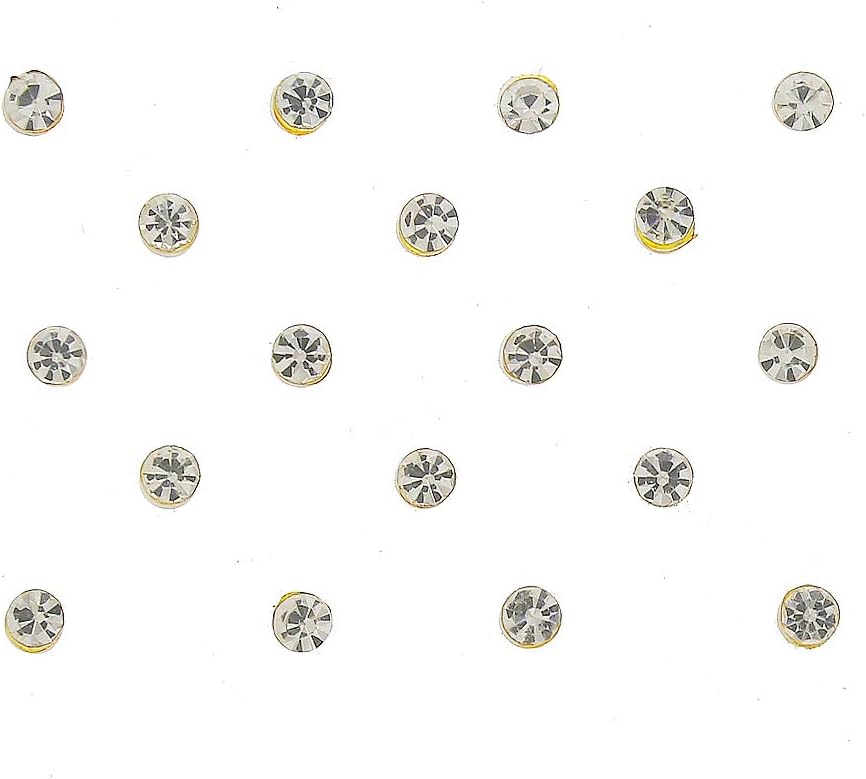 Anuradha Art Jewellery Jewellery White Colour Bindis For Ladies Stylish Bindis For Long Bindi Online