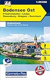  Bodensee Ost, Friedrichshafen, Lindau, Ravensburg, Bregenz, Rorschach: Nr. 44, Outdoorkarte Deutschland, 1:35 000, Mit kostenlosem Download für Smartphone (Kümmerly+Frey Outdoorkarten Deutschland)